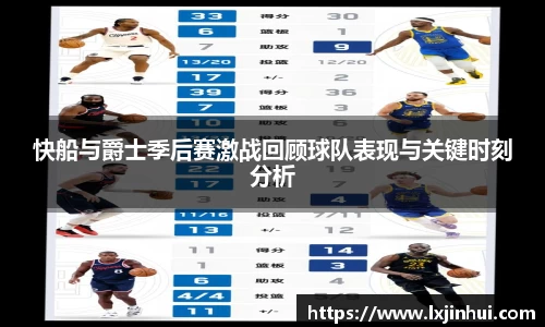 快船与爵士季后赛激战回顾球队表现与关键时刻分析